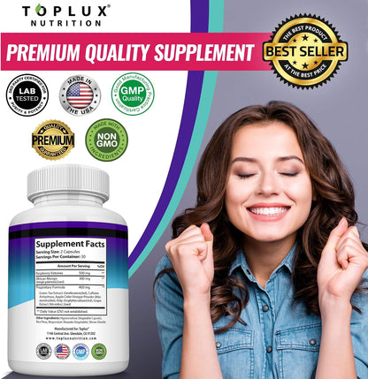 Toplux Keto Burn Pills Ketosis Weight Loss - 1200 Mg Ultra Advanced Natural Ketogenic Fat Burner Using Ketone Diet